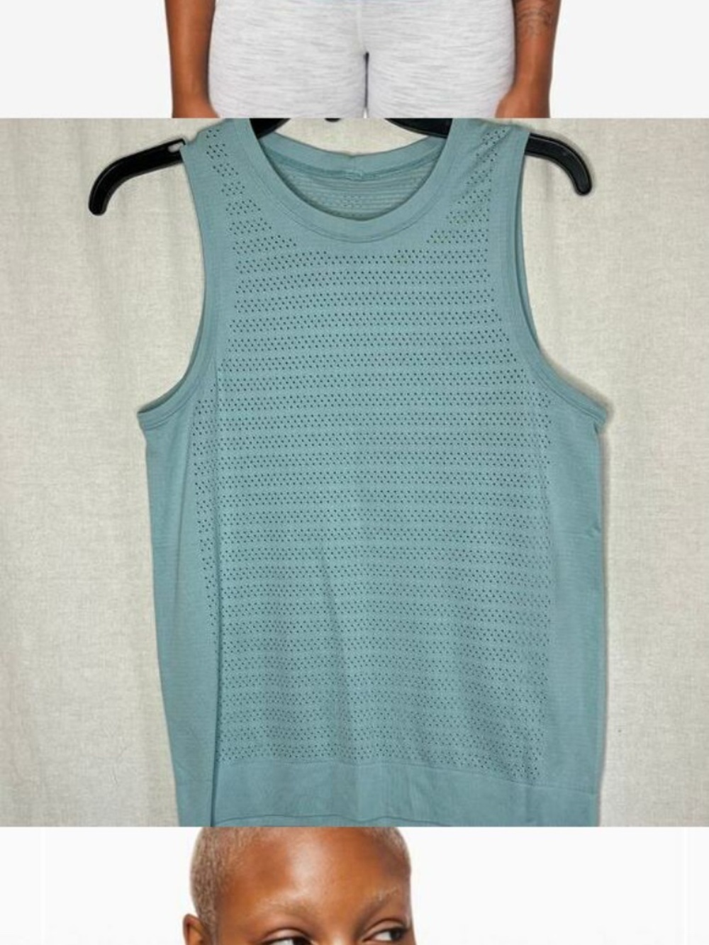 Lululemon Breeze by Muscle tank Sea Frost